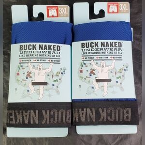 Duluth Trading Mens Buck Naked Boxer Briefs - Lot of 2 - Size 3XL - NWT